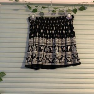 Elephant print skirt